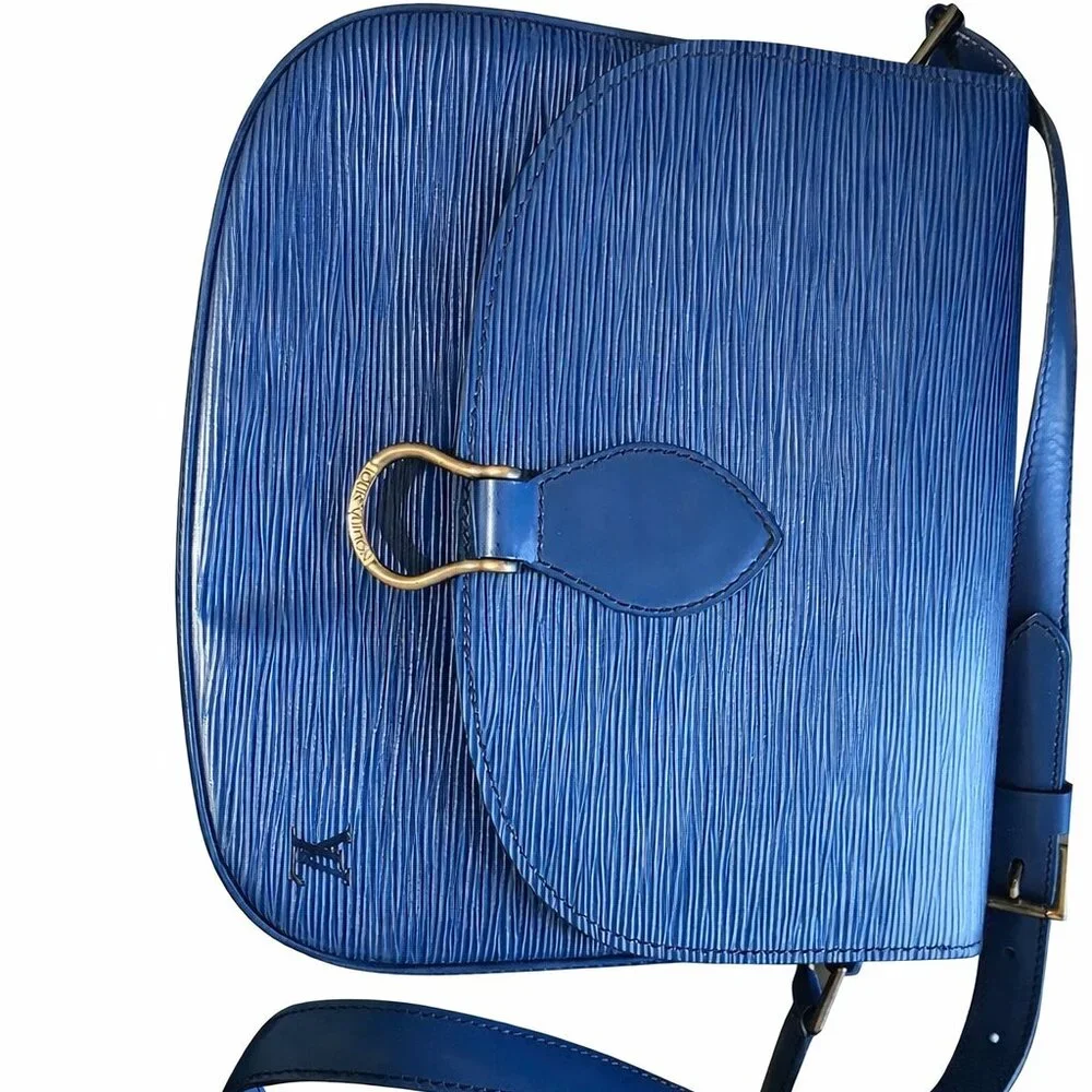 Louis Vuitton Blue Epi Leather Crossbody Bag – Authentic - Picture 1 of 5